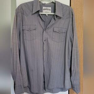 Aeropastale oversized button down or free with purchase of 25$ or above